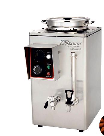Pradeep Model No.111514 , Chai / Tea Brewer Dispensing Option : Chai, Tea, Hot Water, Electrical Specification : 230V AC, 16A (Single Phase), 50Hz, 2700 W. (Brewing Capacity - 10 Lit Brewer - Min 3 Lit to Max 10 Lit.)